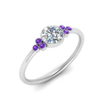 Load image into Gallery viewer, petite-bezel-set-round-cut-diamond-engagement-ring-with-purple-topaz-in-white-gold-FD9175RORGVITOANGLE2-NL-WG
