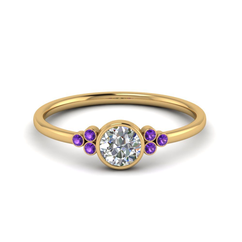petite-bezel-set-round-cut-diamond-engagement-ring-with-purple-topaz-in-yellow-gold-FD9175RORGVITO-NL-YG