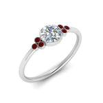 Load image into Gallery viewer, petite-bezel-set-round-cut-diamond-engagement-ring-with-ruby-in-white-gold-FD9175RORGRUDRANGLE2-NL-WG
