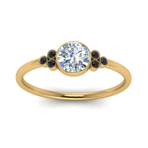 petite-bezel-set-round-cut-engagement-ring-with-black-diamond-in-yellow-gold-FD9175RORGBLACKANGLE5-NL-YG