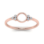 Load image into Gallery viewer, Semi Mount Bezel Simple Engagement Ring