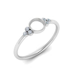 Load image into Gallery viewer, Semi Mount Bezel Simple Engagement Ring