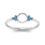 Load image into Gallery viewer, Semi Mount Bezel Simple Engagement Ring