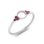 Load image into Gallery viewer, Semi Mount Bezel Simple Engagement Ring