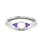 Load image into Gallery viewer, Semi Mount Bezel Simple Engagement Ring