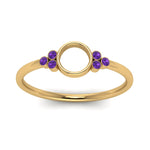 Load image into Gallery viewer, Semi Mount Bezel Simple Engagement Ring