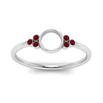 Load image into Gallery viewer, Semi Mount Bezel Simple Engagement Ring