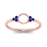 Load image into Gallery viewer, Semi Mount Bezel Simple Engagement Ring