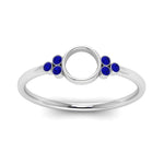 Load image into Gallery viewer, Semi Mount Bezel Simple Engagement Ring