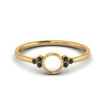 Load image into Gallery viewer, Semi Mount Bezel Simple Engagement Ring