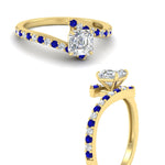 Load image into Gallery viewer, petite-bypass-asscher-cut-diamond-ring-with-blue-sapphire-in-FDENS3007ASRGSABL-NL-YG
