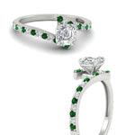 Load image into Gallery viewer, petite-bypass-asscher-cut-diamond-ring-with-emerald-in-FDENS3007ASRGEMGR-NL-WG

