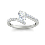 Load image into Gallery viewer, petite-bypass-cushion-cut-diamond-ring-in-FDENS3007CUR-NL-WG
