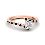 Load image into Gallery viewer, petite-bypass-cushion-cut-diamond-ring-with-black-diamond-in-FDENS3007CURGBLACK-NL-RG
