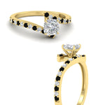 Load image into Gallery viewer, petite-bypass-cushion-cut-diamond-ring-with-black-diamond-in-FDENS3007CURGBLACK-NL-YG
