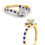 Load image into Gallery viewer, petite-bypass-cushion-cut-diamond-ring-with-blue-sapphire-in-FDENS3007CURGSABL-NL-YG
