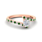 Load image into Gallery viewer, petite-bypass-cushion-cut-diamond-ring-with-emerald-in-FDENS3007CURGEMGR-NL-RG
