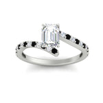 Load image into Gallery viewer, petite-bypass-emerald-cut-diamond-ring-with-black-diamond-in-FDENS3007EMRGBLACK-NL-WG
