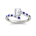 Load image into Gallery viewer, petite-bypass-emerald-cut-diamond-ring-with-blue-sapphire-in-FDENS3007EMRGSABL-NL-WG
