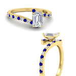 Load image into Gallery viewer, petite-bypass-emerald-cut-diamond-ring-with-blue-sapphire-in-FDENS3007EMRGSABL-NL-YG
