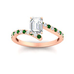 Load image into Gallery viewer, petite-bypass-emerald-cut-diamond-ring-with-emerald-in-FDENS3007EMRGEMGR-NL-RG

