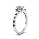 Load image into Gallery viewer, petite-bypass-emerald-cut-diamond-ring-with-emerald-in-FDENS3007EMRGEMGR-NL-WG
