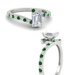 Load image into Gallery viewer, petite-bypass-emerald-cut-diamond-ring-with-emerald-in-FDENS3007EMRGEMGR-NL-WG
