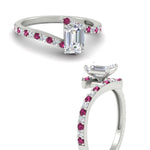 Load image into Gallery viewer, petite-bypass-emerald-cut-diamond-ring-with-pink-sapphire-in-FDENS3007EMRGSADRPI-NL-WG
