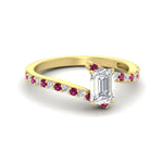 Load image into Gallery viewer, petite-bypass-emerald-cut-diamond-ring-with-pink-sapphire-in-FDENS3007EMRGSADRPI-NL-YG
