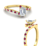 Load image into Gallery viewer, petite-bypass-emerald-cut-diamond-ring-with-pink-sapphire-in-FDENS3007EMRGSADRPI-NL-YG
