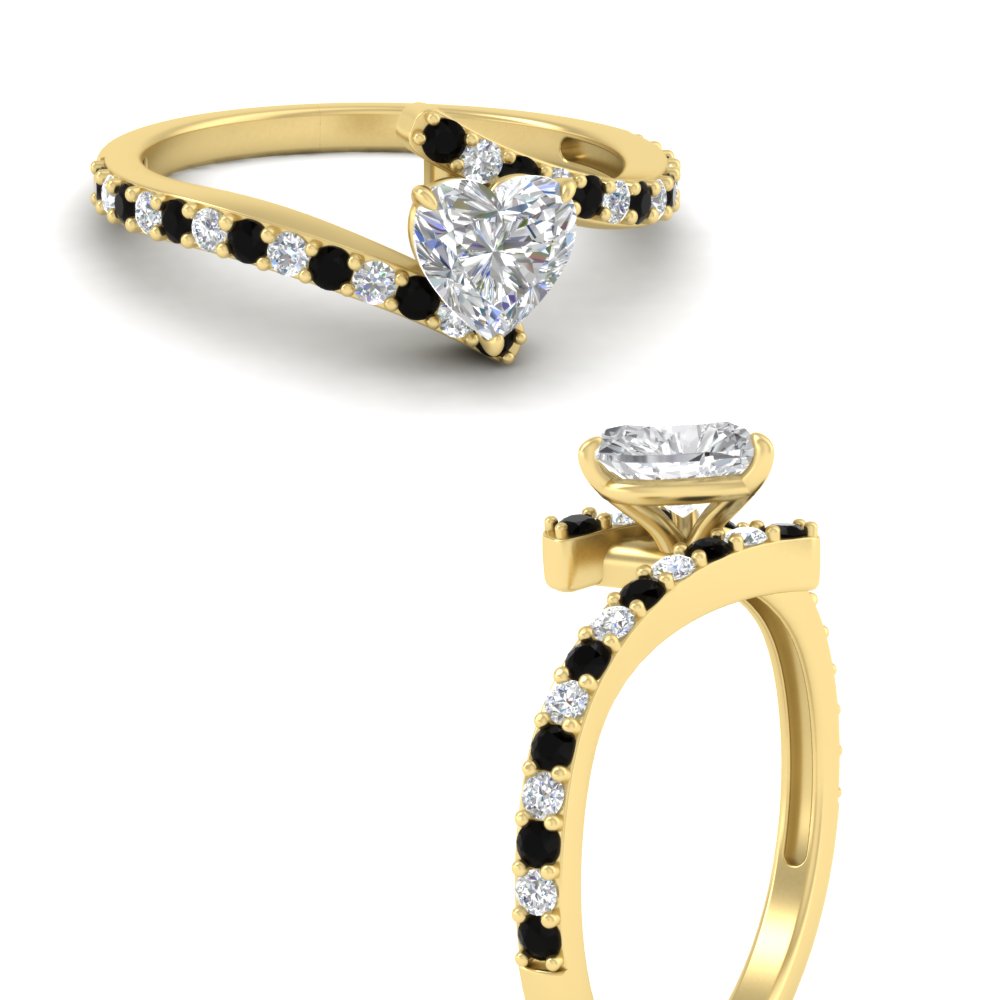 petite-bypass-heart-shaped-diamond-ring-with-black-diamond-in-FDENS3007HTRGBLACK-NL-YG