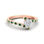 Load image into Gallery viewer, petite-bypass-heart-shaped-diamond-ring-with-emerald-in-FDENS3007HTRGEMGR-NL-RG
