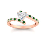 Load image into Gallery viewer, petite-bypass-heart-shaped-diamond-ring-with-emerald-in-FDENS3007HTRGEMGR-NL-RG

