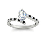 Load image into Gallery viewer, petite-bypass-marquise-shaped-diamond-ring-with-black-diamond-in-FDENS3007MQRGBLACK-NL-WG
