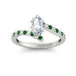 Load image into Gallery viewer, petite-bypass-marquise-shaped-diamond-ring-with-emerald-in-FDENS3007MQRGEMGR-NL-WG
