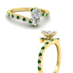 Load image into Gallery viewer, petite-bypass-marquise-shaped-diamond-ring-with-emerald-in-FDENS3007MQRGEMGR-NL-YG
