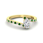 Load image into Gallery viewer, petite-bypass-oval-shaped-diamond-ring-with-emerald-in-FDENS3007OVRGEMGR-NL-YG