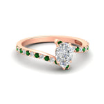 Load image into Gallery viewer, petite-bypass-pear-shaped-diamond-ring-with-emerald-in-FDENS3007PERGEMGR-NL-RG
