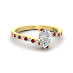 Load image into Gallery viewer, petite-bypass-pear-shaped-diamond-ring-with-ruby-in-FDENS3007PERGRUDR-NL-YG
