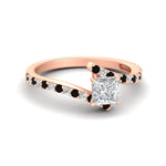 Load image into Gallery viewer, petite-bypass-princess-cut-diamond-ring-with-black-diamond-in-FDENS3007PRRGBLACK-NL-RG
