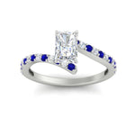 Load image into Gallery viewer, petite-bypass-radiant-cut-diamond-ring-with-blue-sapphire-in-FDENS3007RARGSABL-NL-WG
