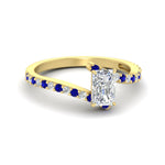 Load image into Gallery viewer, petite-bypass-radiant-cut-diamond-ring-with-blue-sapphire-in-FDENS3007RARGSABL-NL-YG
