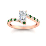 Load image into Gallery viewer, petite-bypass-radiant-cut-diamond-ring-with-emerald-in-FDENS3007RARGEMGR-NL-RG
