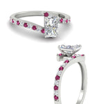 Load image into Gallery viewer, petite-bypass-radiant-cut-diamond-ring-with-pink-sapphire-in-FDENS3007RARGSADRPI-NL-WG
