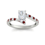 Load image into Gallery viewer, petite-bypass-radiant-cut-diamond-ring-with-ruby-in-FDENS3007RARGRUDR-NL-WG
