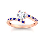 Load image into Gallery viewer, petite-bypass-round-cut-diamond-ring-with-blue-sapphire-in-FDENS3007RORGSABL-NL-RG
