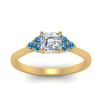 Load image into Gallery viewer, petite-cathedral-asscher-cut-diamond-engagement-ring-with-blue-topaz-in-yellow-gold-FD9275ASRGICBLTOANGLE5-NL-YG?v=1758264037
