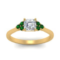 Thumbnail 42 - petite-cathedral-asscher-cut-diamond-engagement-ring-with-emerald-in-yellow-gold-FD9275ASRGEMGRANGLE5-NL-YG?v=1758264037