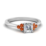 Load image into Gallery viewer, petite-cathedral-asscher-cut-diamond-engagement-ring-with-orange-sapphire-in-white-gold-FD9275ASRGSAOR-NL-WG?v=1758264038
