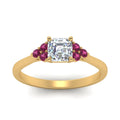 Thumbnail 22 - petite-cathedral-asscher-cut-diamond-engagement-ring-with-pink-sapphire-in-yellow-gold-FD9275ASRGSADRPIANGLE5-NL-YG?v=1758264037